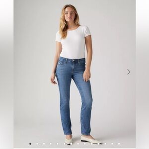 Levi's 505 Straight Leg Jeans Classic Denim‎ Women’s Size 6 28x34